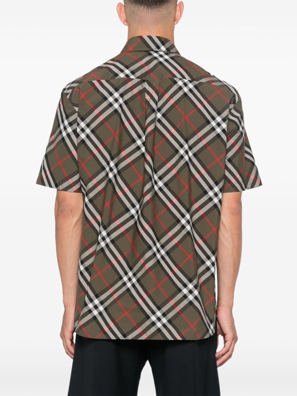 check-pattern shirt - 4