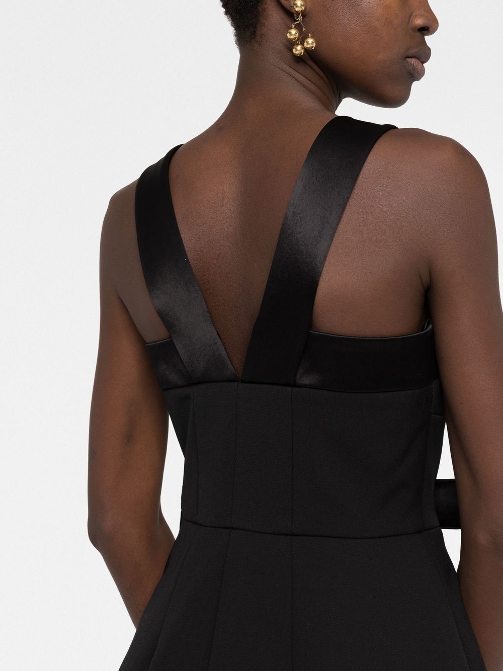 bow-detail mini dress - 5