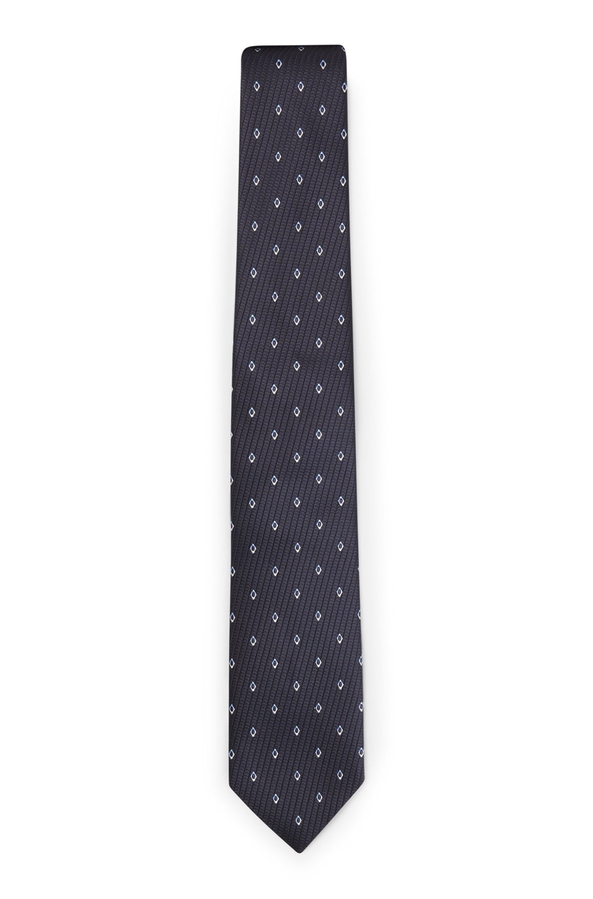SILK-JACQUARD TIE WITH DETAILED PATTERN - 1