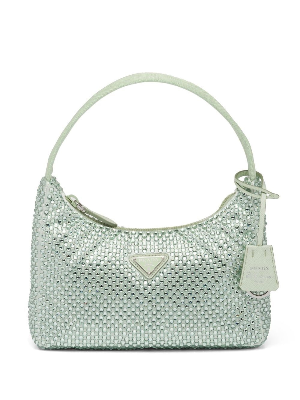 Re-Edition 2000 crystal-embellished shoulder bag - 1