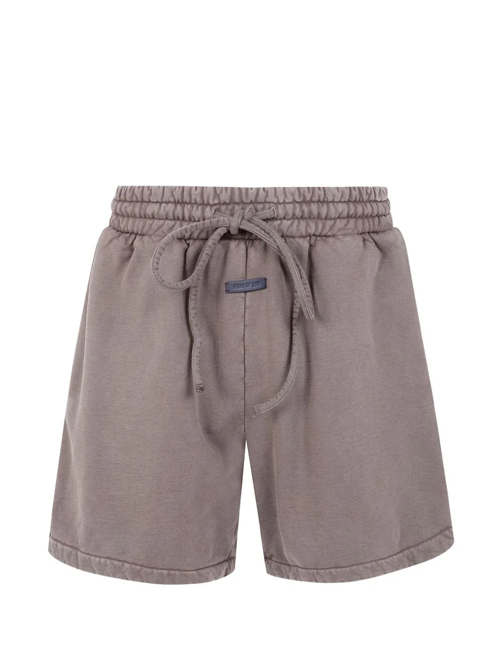 drawstring cotton shorts - 1