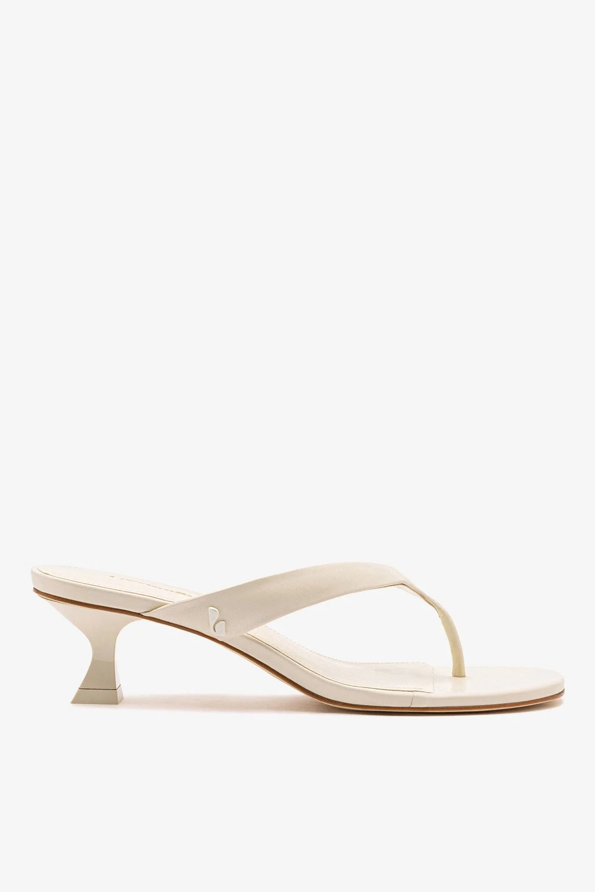 Gaia Low In Ivory Leather - 1