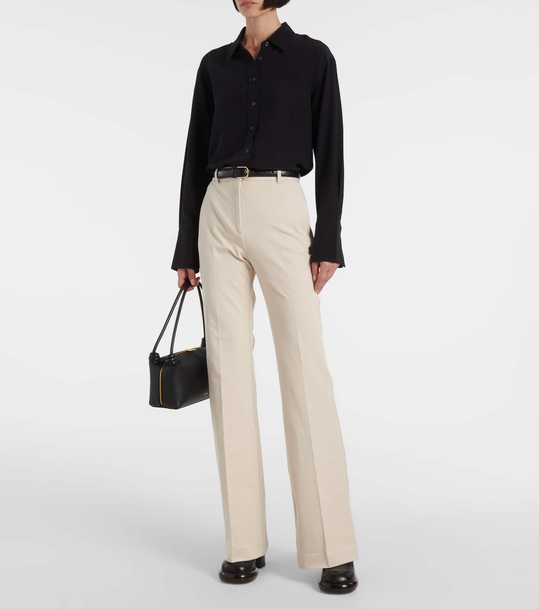 High-rise flared pants - 2