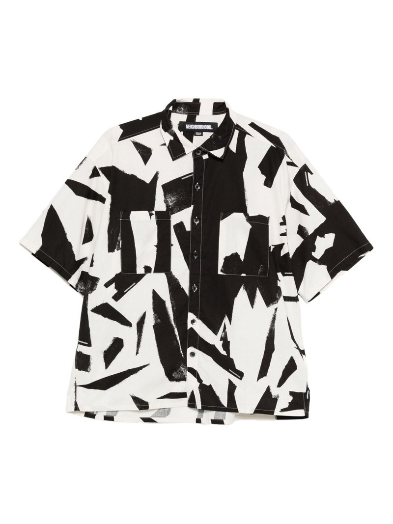 abstract-print shirt 1