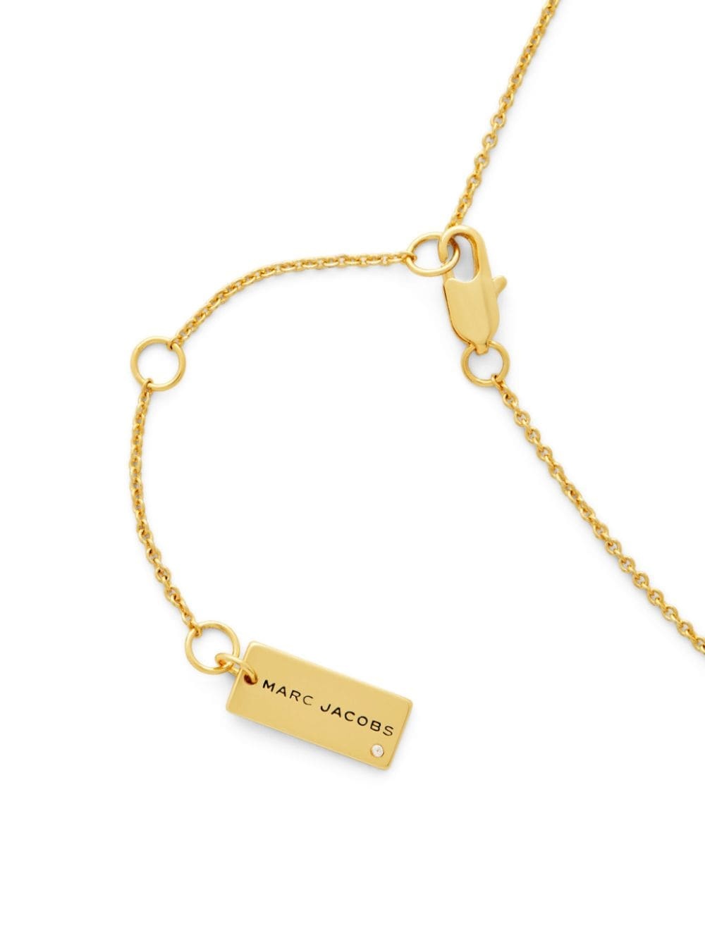 logo-plaque pendant necklace - 3