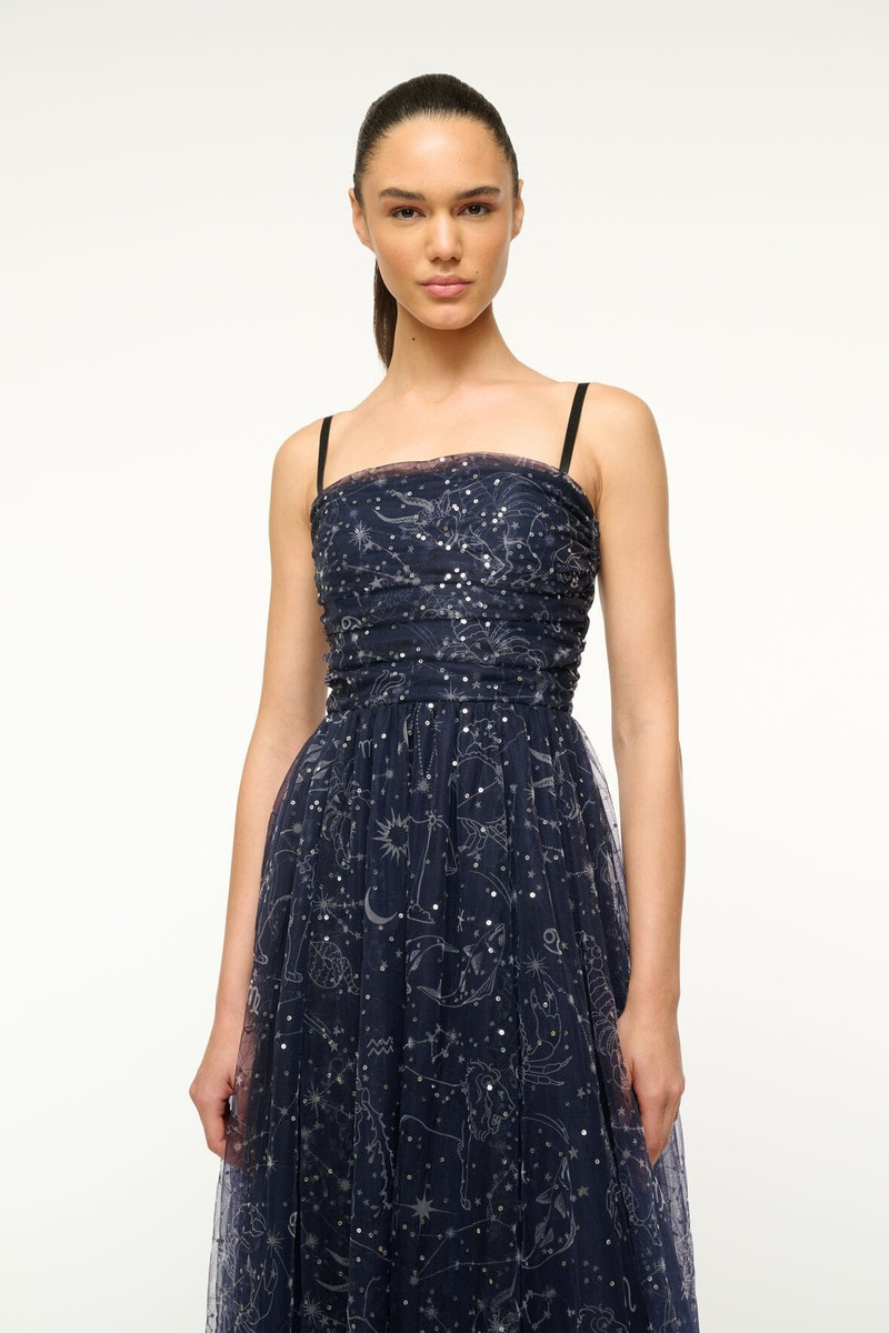 STAUD BETTINA DRESS ZODIAC CONSTELLATION 3