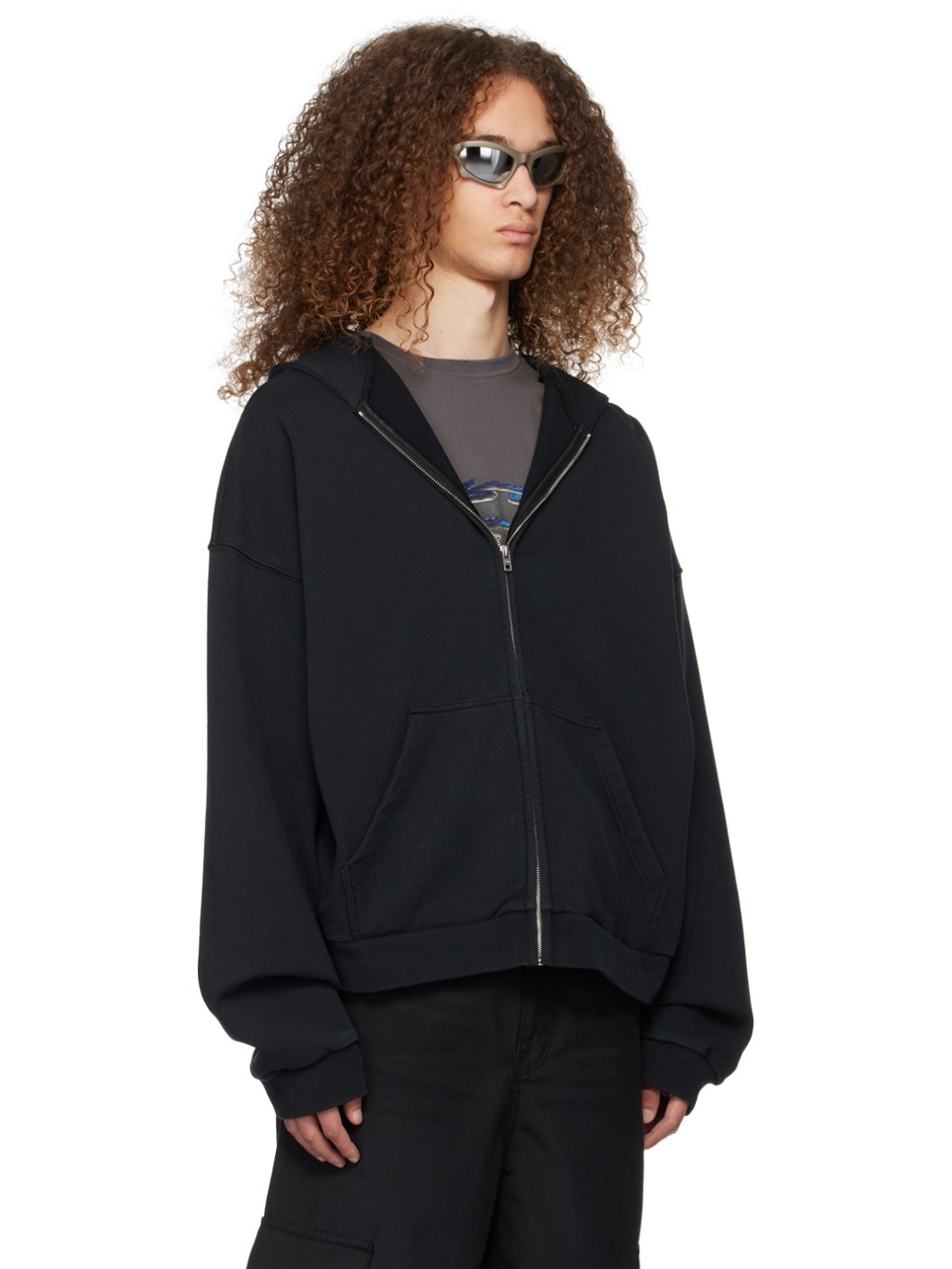 Black Spike Hoodie - 2