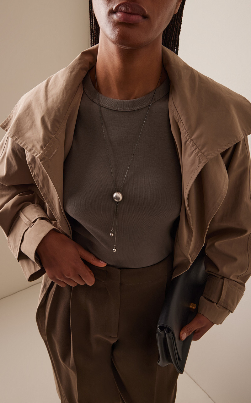 Lemaire Rattle Bolo Tie silver outlook