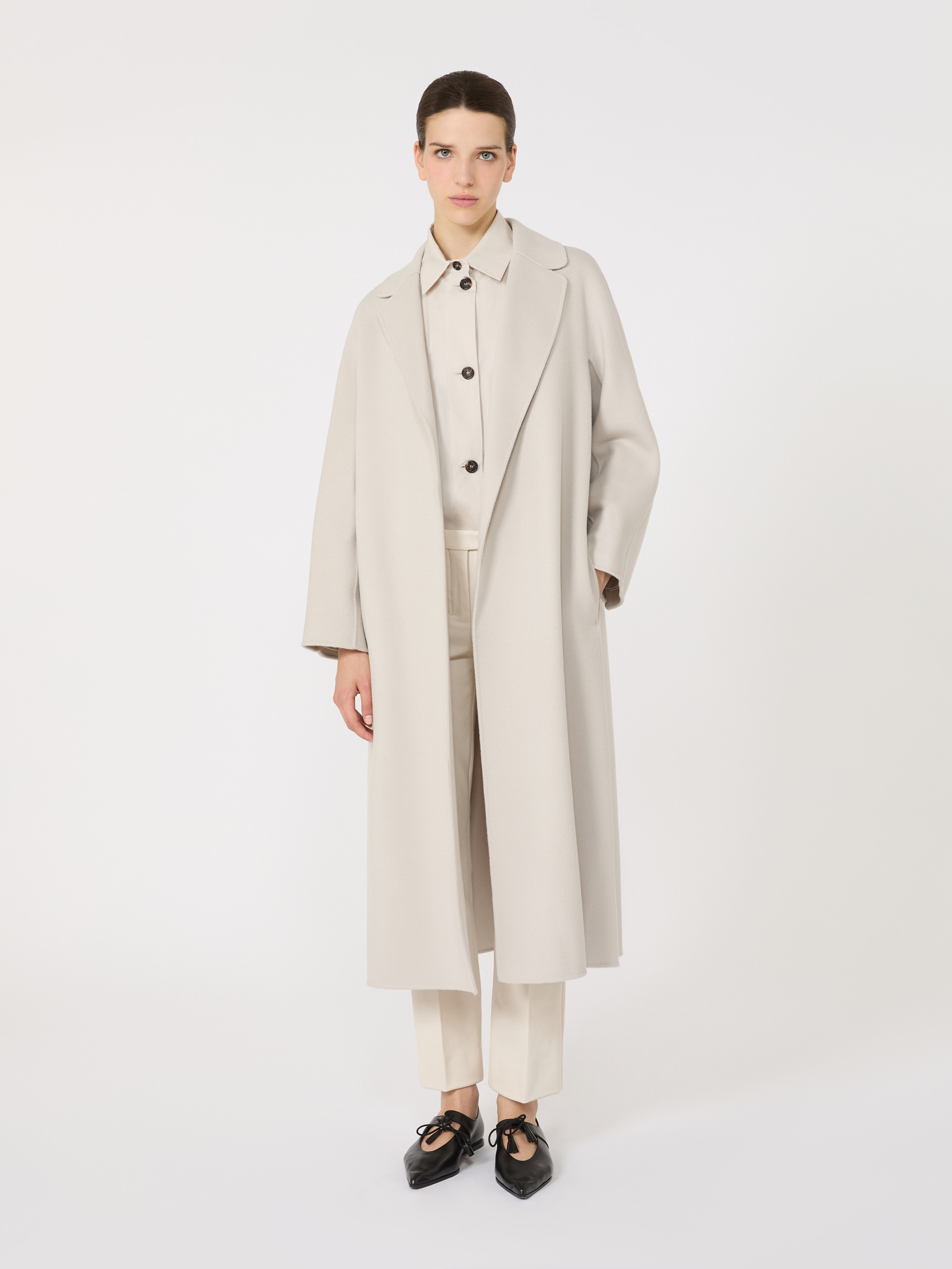 ESTURIA Wool broadcloth midi coat - 2