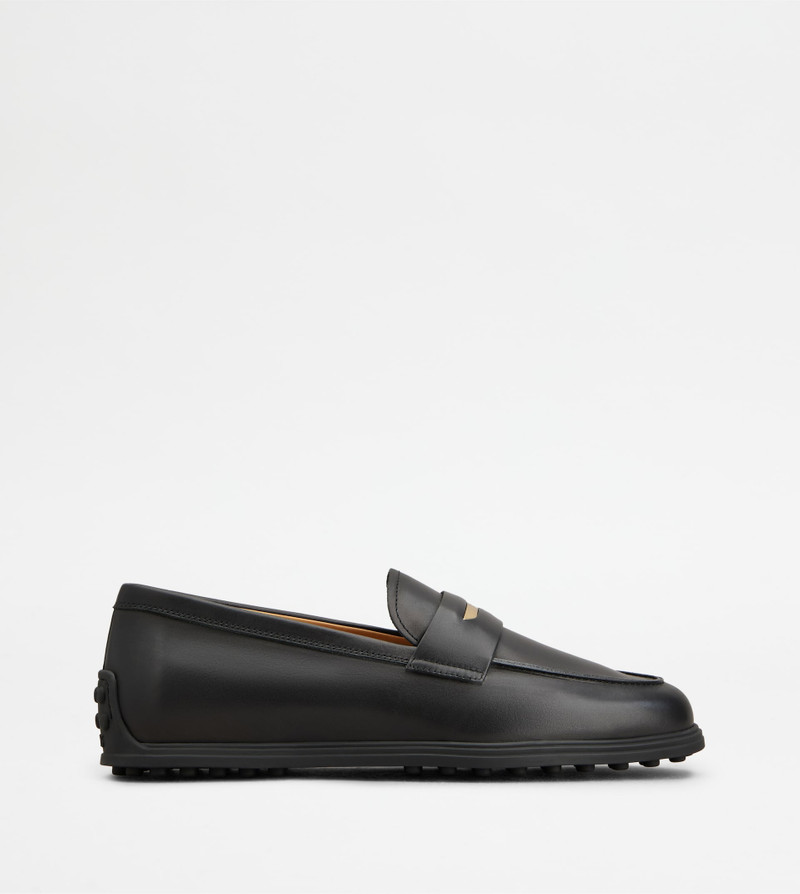 LOAFERS IN LEATHER - BLACK 1