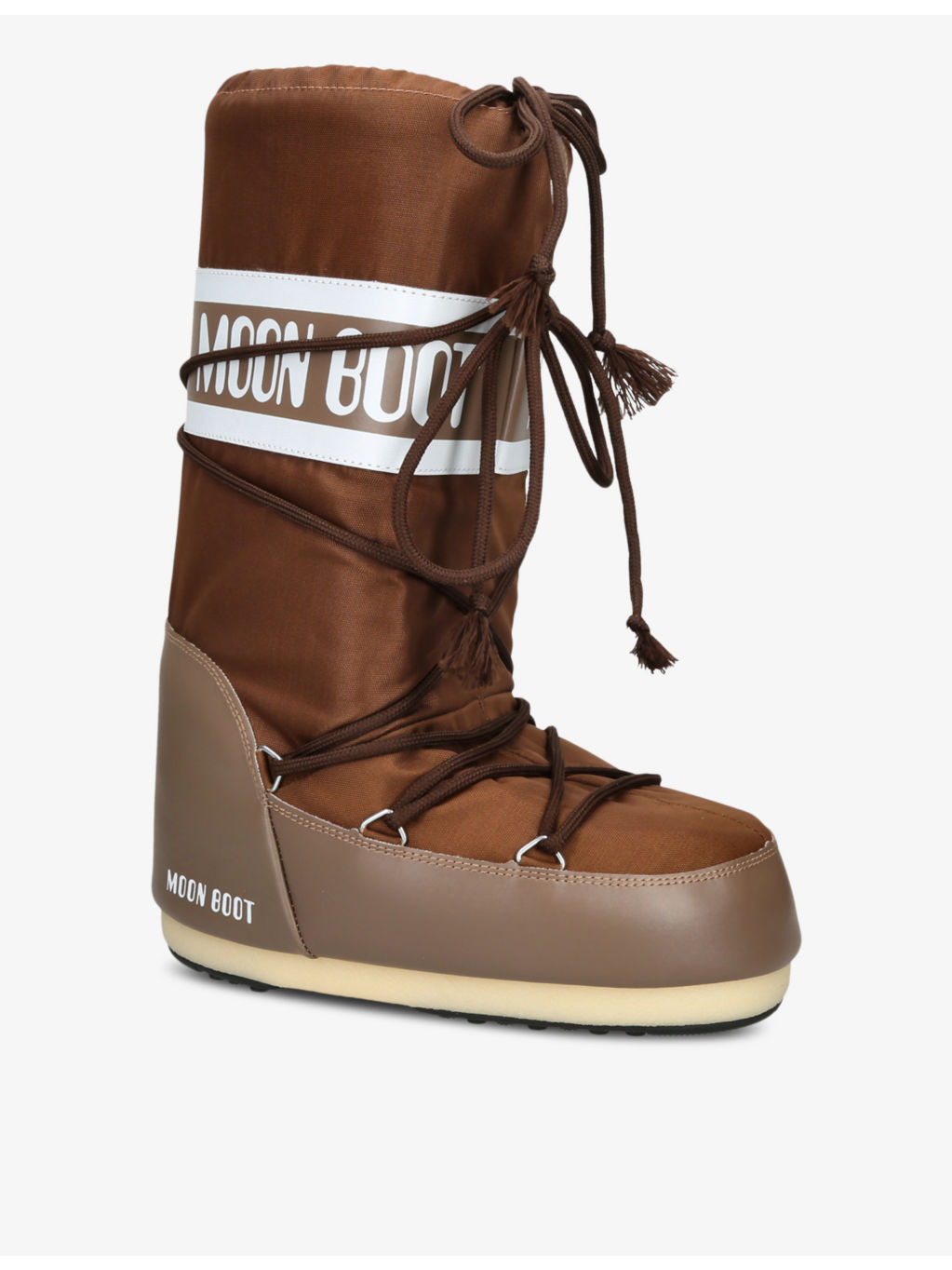 Icon brand-print shell boots - 2