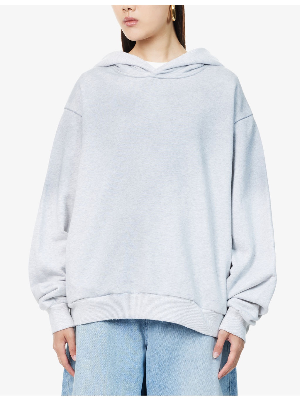 Oversized Brand-Print Cotton-Blend Hoody - 3