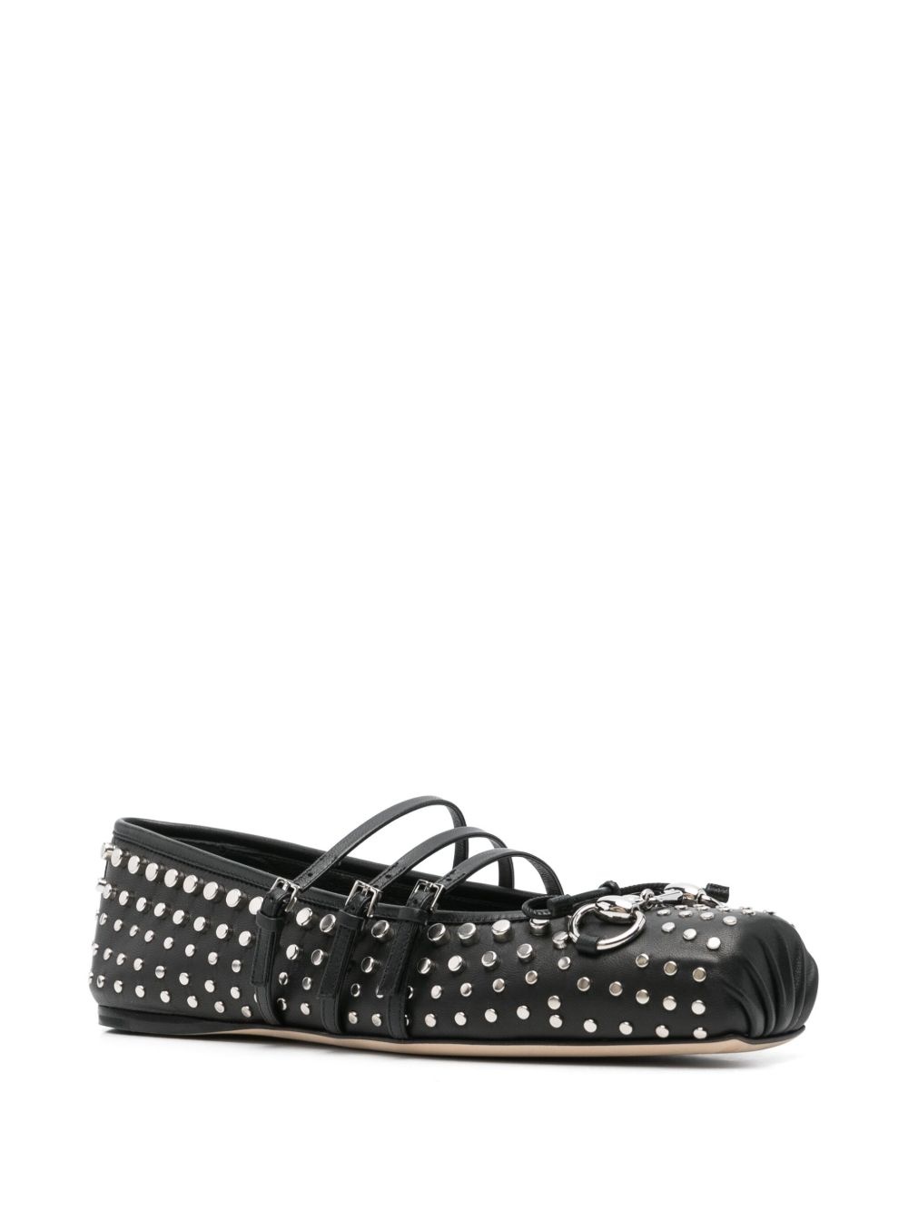 stud-embellished ballet flats - 2
