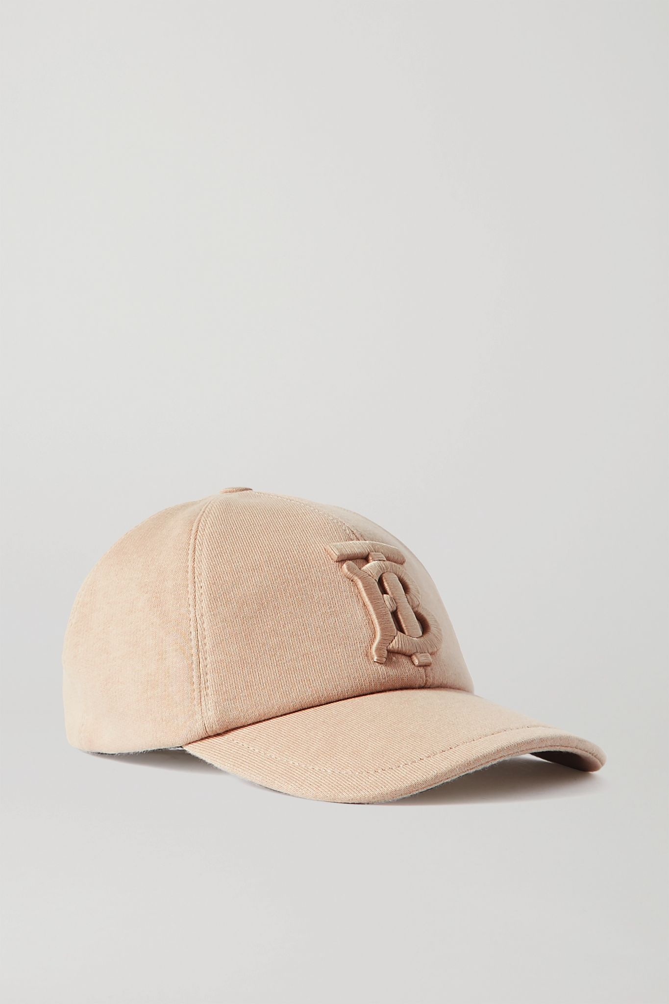 Appliquéd cotton-jersey baseball cap - 1