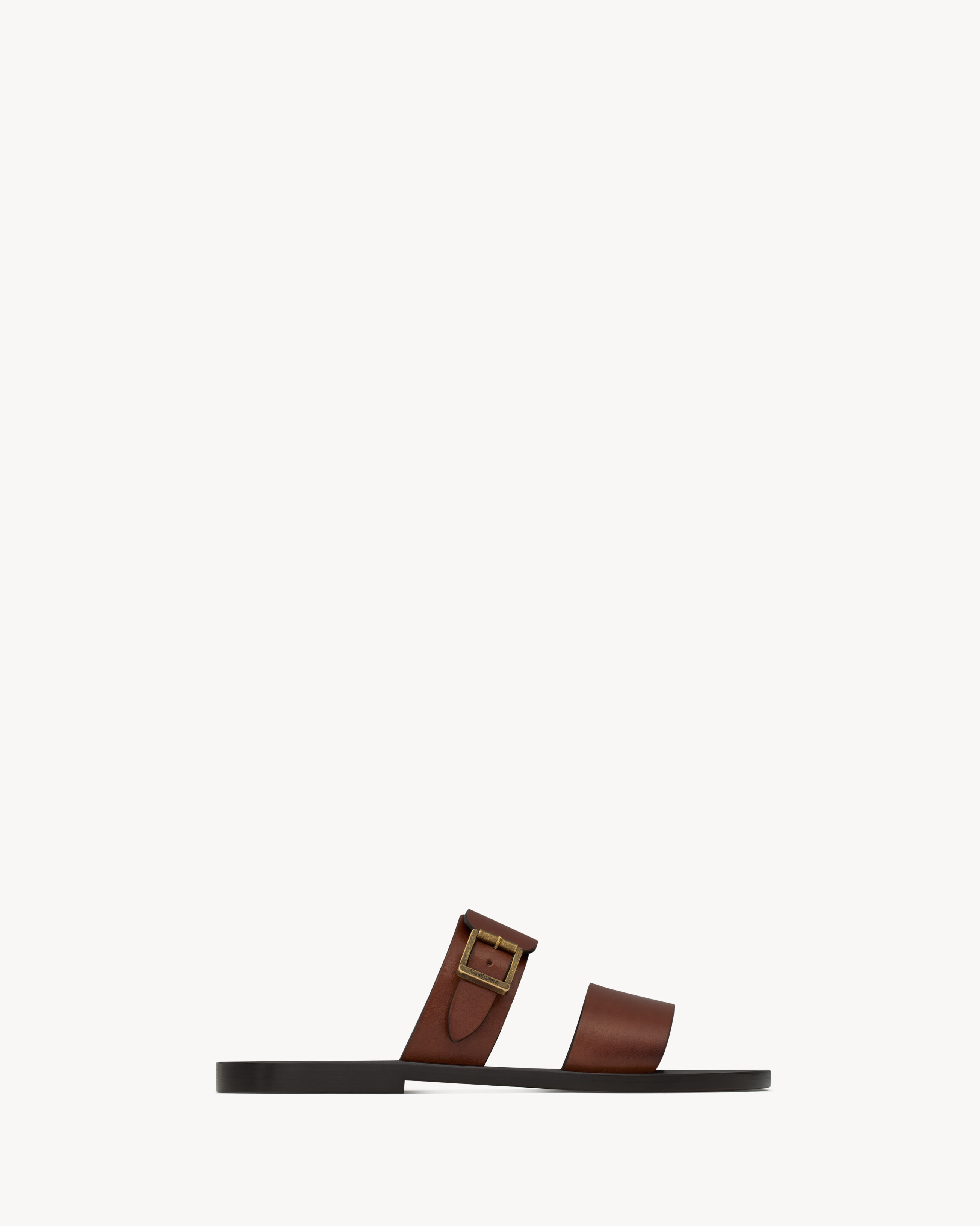 IOS SLIDES IN SMOOTH LEATHER - 2