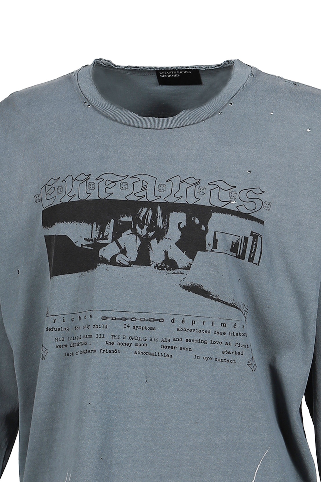 BOY IN CHAINS LS T-SHIRT / FADED BLU - 8