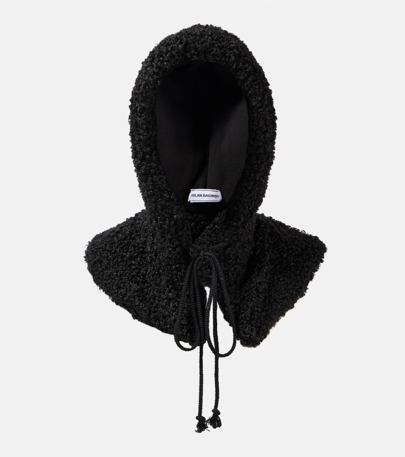 가짜 shearling 후드 - 1