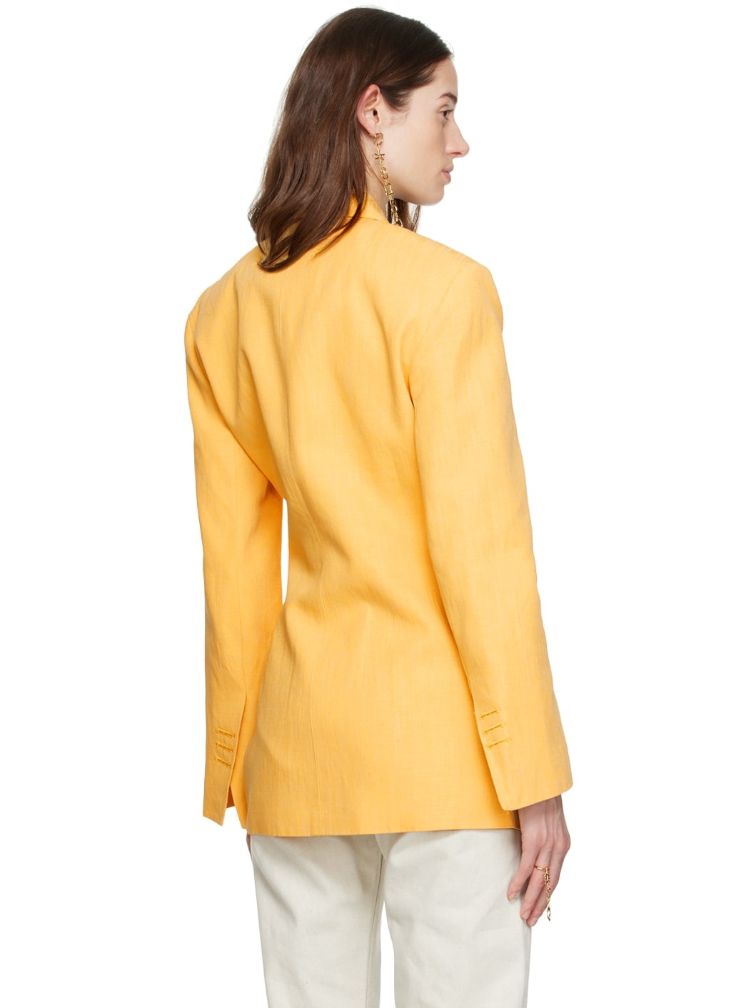 Yellow 'La Veste Tibau' Blazer - 3