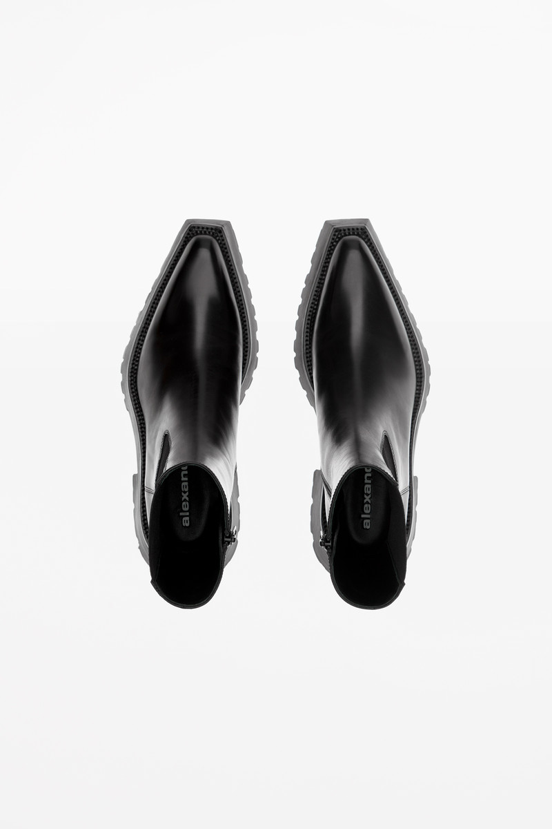 PRESLEY MID-HEEL BOOT IN LEATHER 6