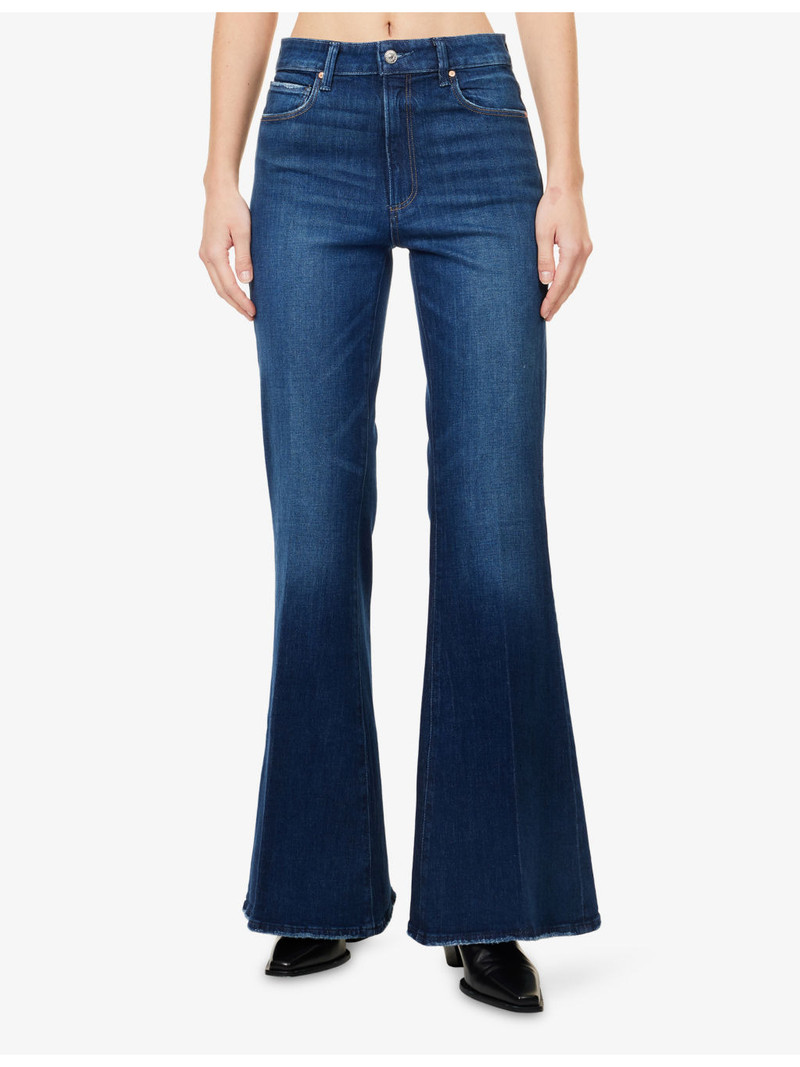 "Marlow 34"" Flared-Leg Stretch-Denim Jeans" 3