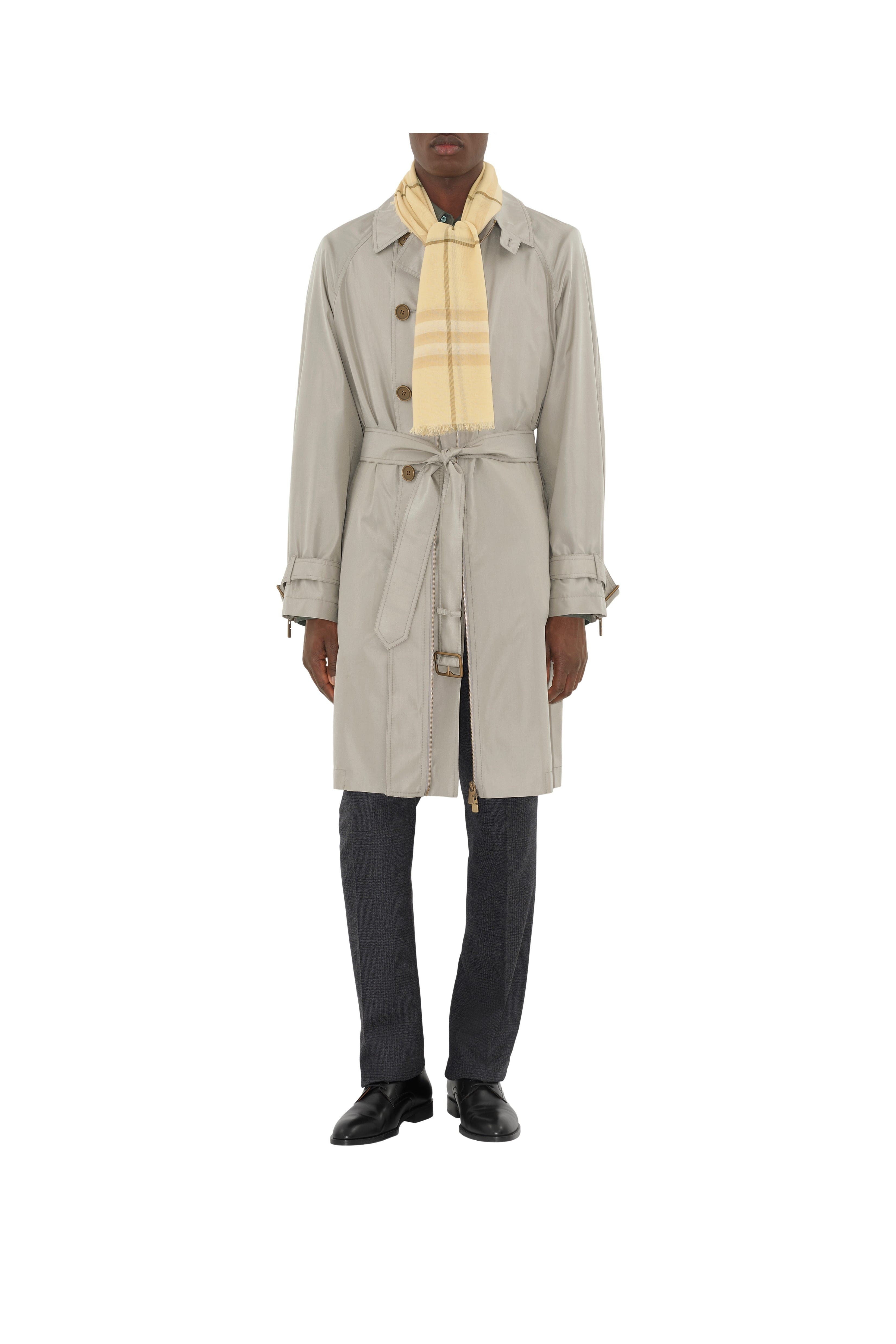 burberry Wide Check Wool Scarf in Buff at Nordstrom - 5