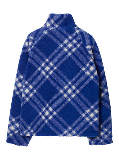Burberry check-print reversible jacket outlook