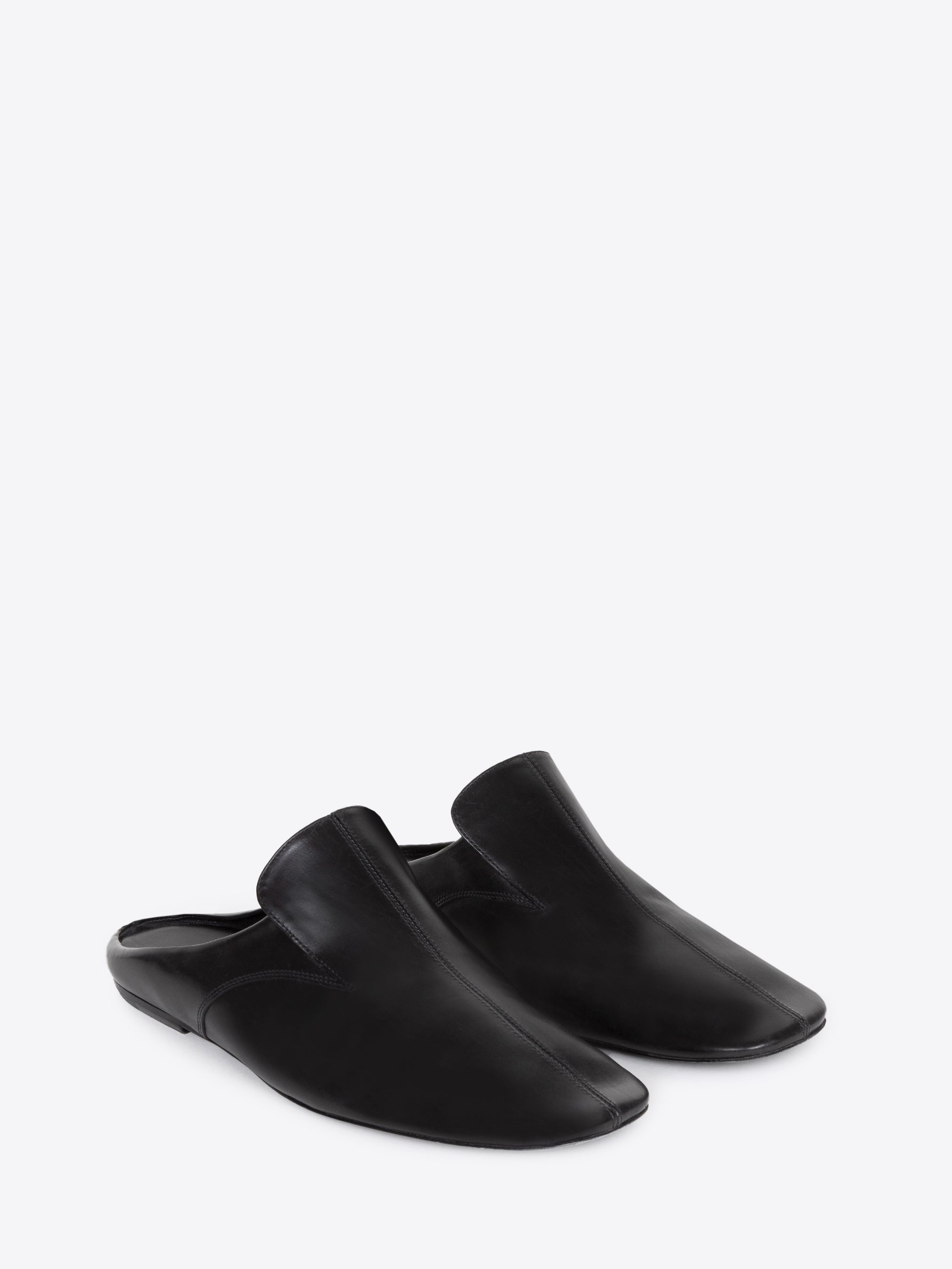 LEATHER MULES - 3