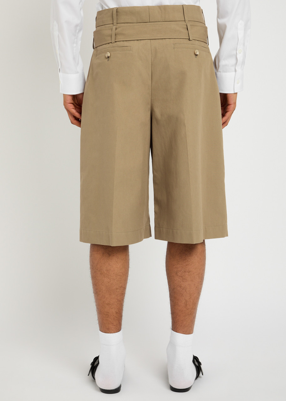 Simone Rocha Belted Cotton-gabardine Shorts - 3