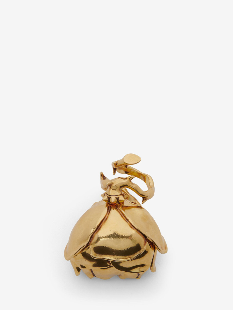 Women's Tudor Rose Ring in Gold 1