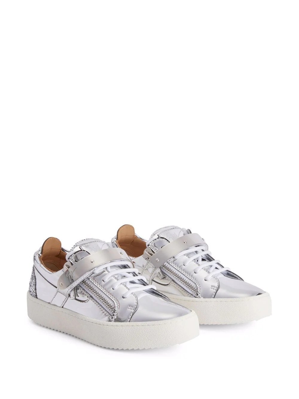 Coby touch-strap leather sneakers - 2