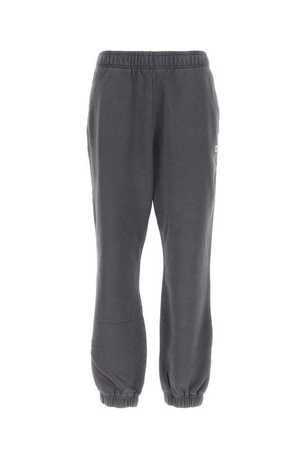 Charcoal cotton joggers - 1