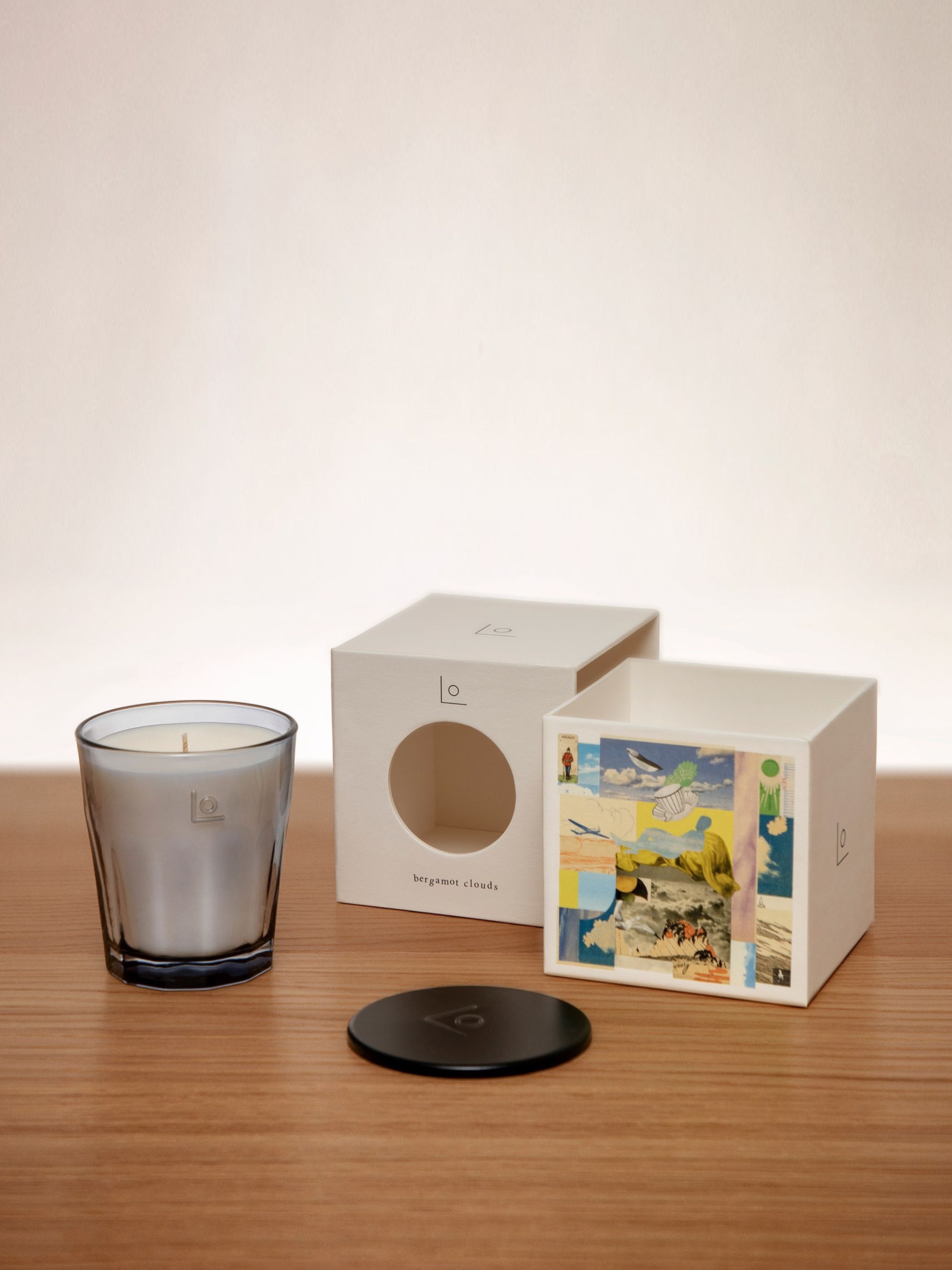 LO STUDIO BERGAMOT CLOUDS SCENTED CANDLE - 2