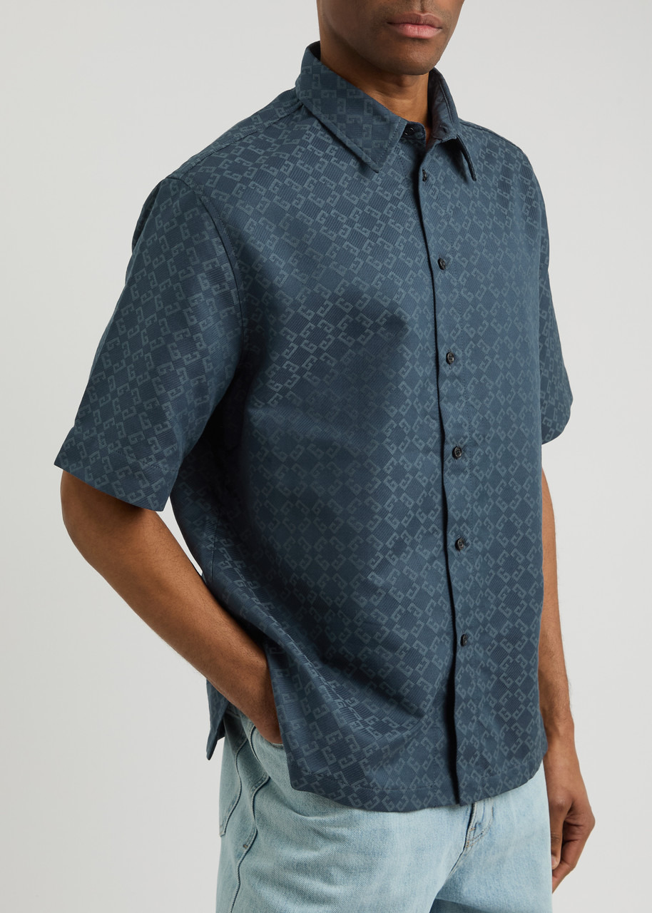 Givenchy Logo-monogrammed Jacquard Cotton-blend Shirt - 5