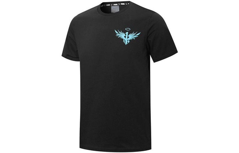 PUMA X LaMelo Ball Warp Drive Graphic Tee 'Black' 537122-01 - 1
