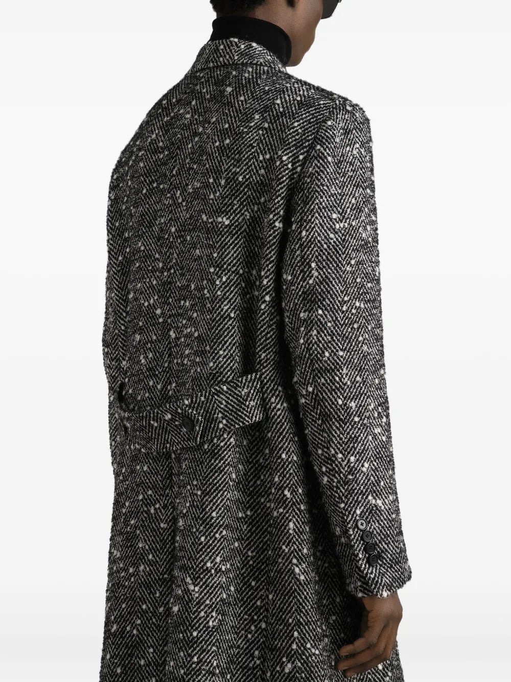 Dolce & Gabbana Men Herringbone Coat - 5
