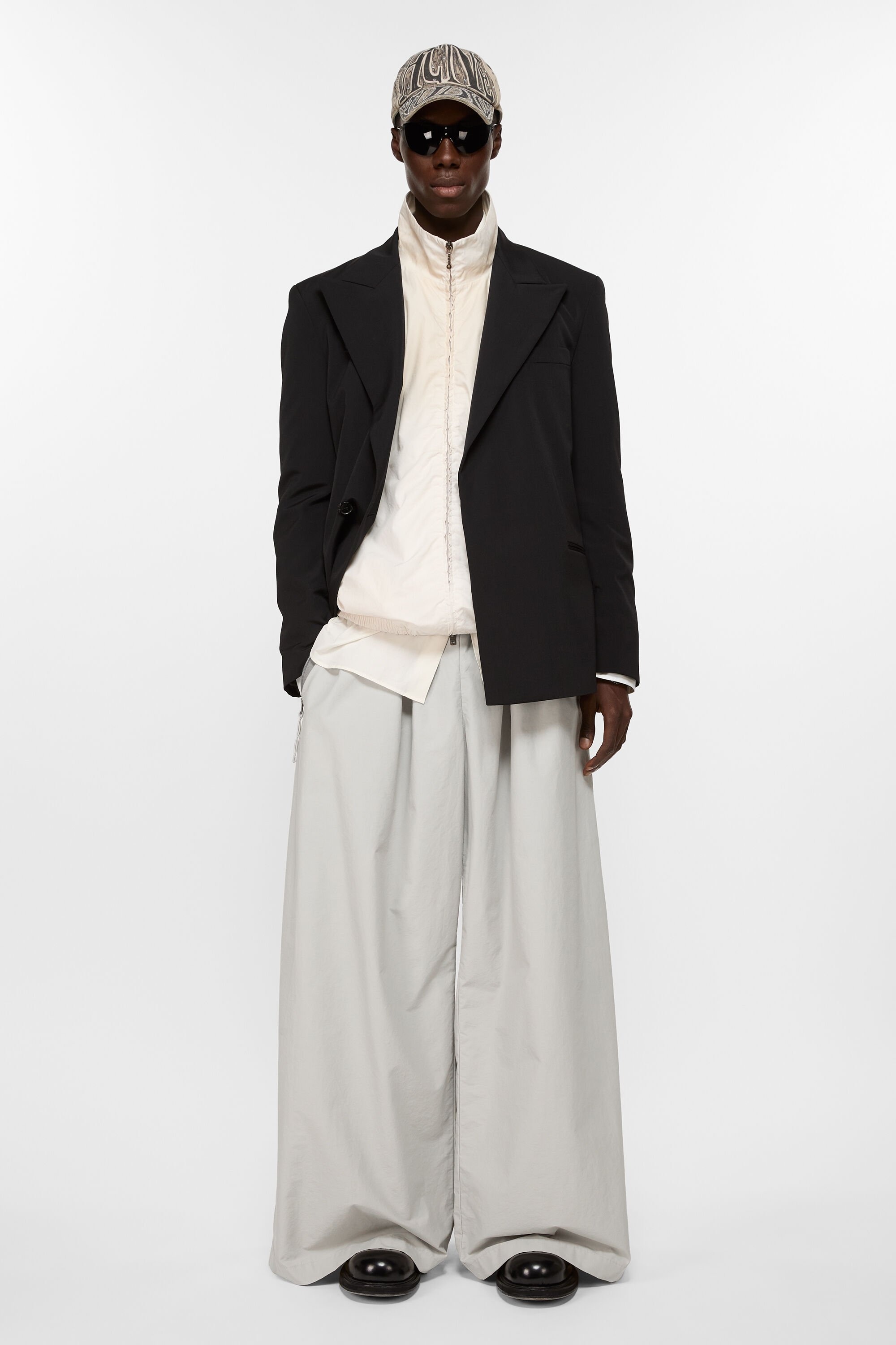 Relaxed fit trousers - Grey - 2