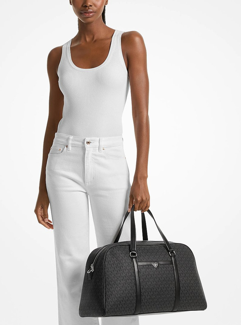 Jet Set Travel Extra-Large Signature Logo Weekender Bag 4