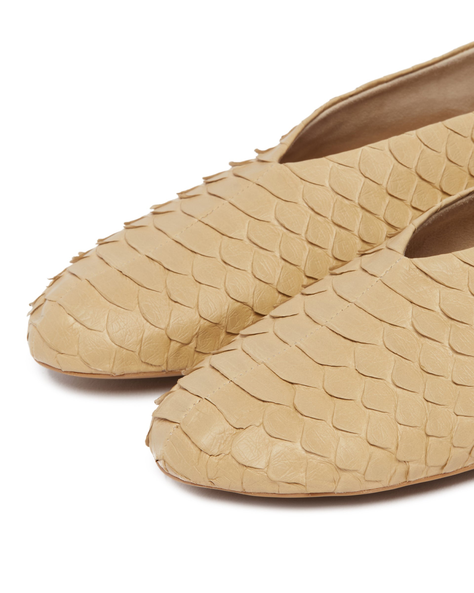 Beige Stella Ballet Flats - 6