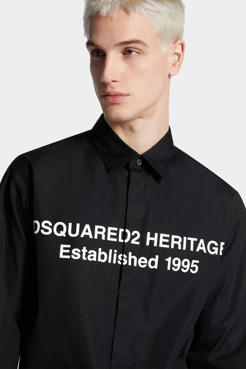 PRINTED HERITAGE LOGO SHIRT - 5