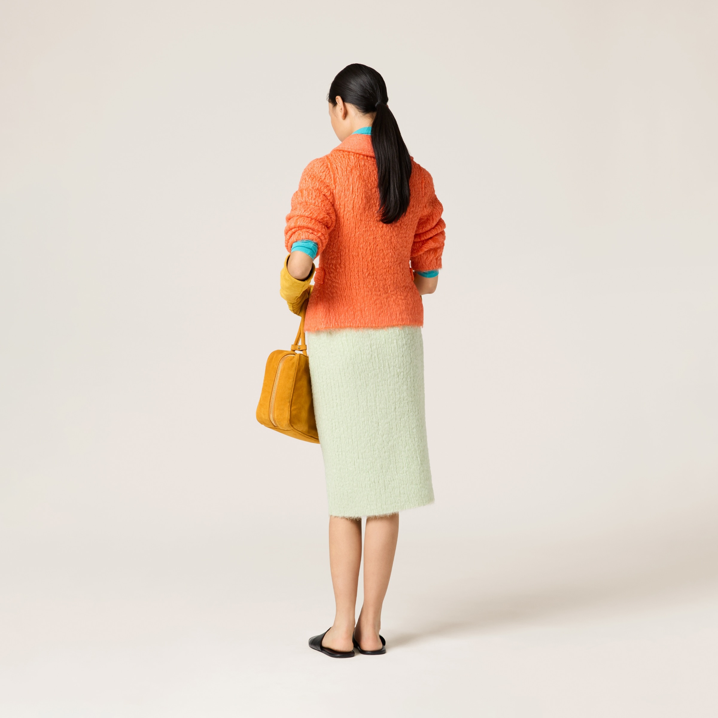 Mohair pencil skirt - 3
