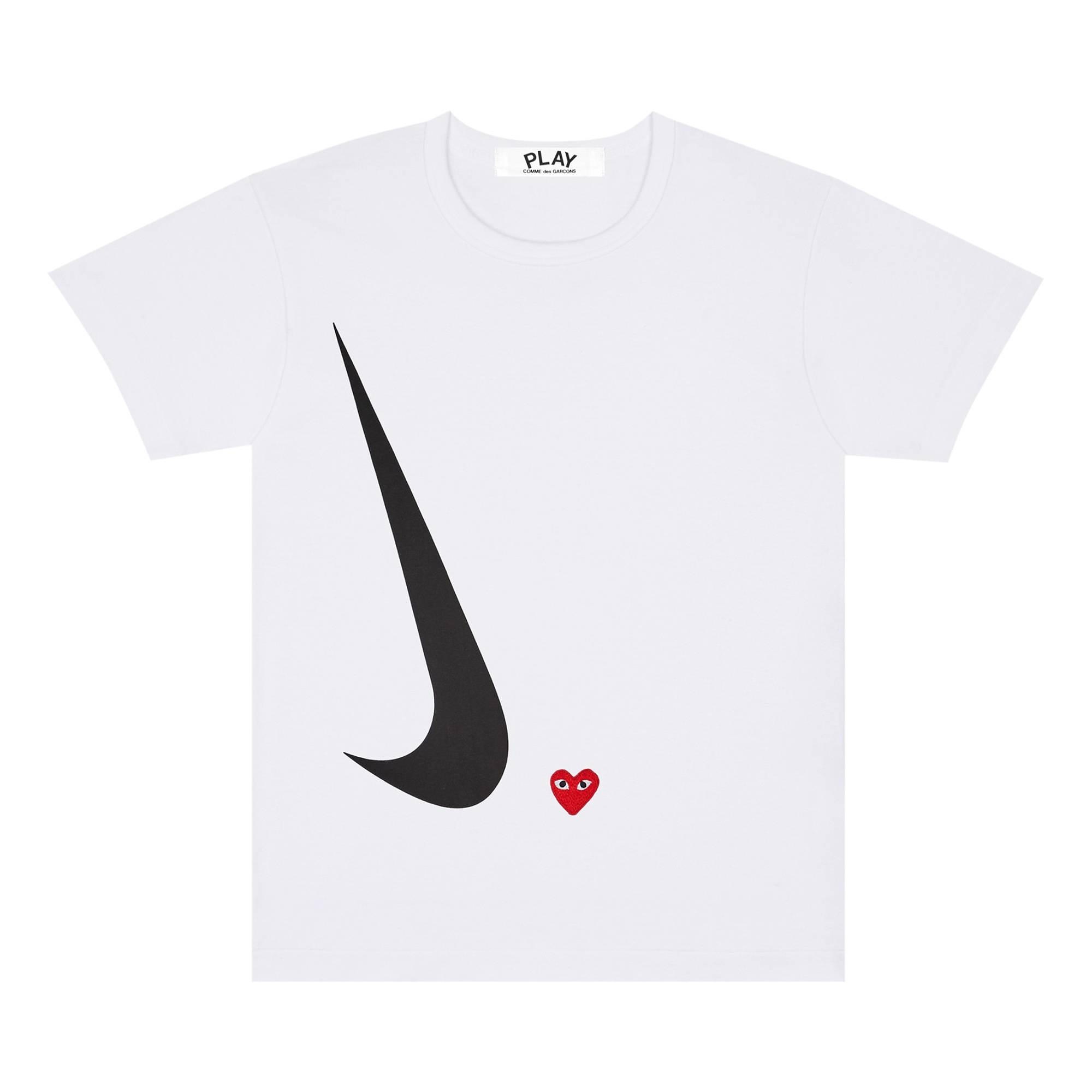Nike Women's x Comme des Garçons PLAY T-Shirt 'White' - 1