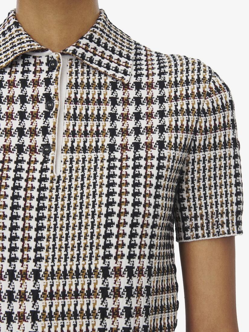 Checked Short Sleeved Top - 5
