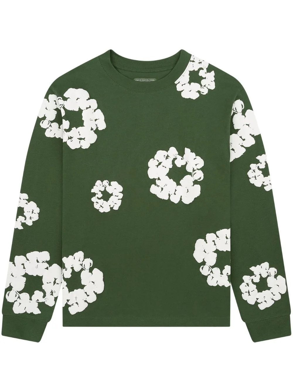 wreath long sleeve T-shirt - 1