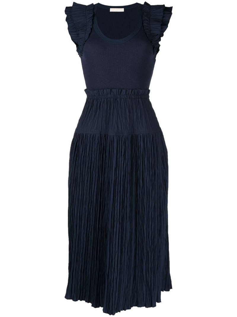 Virginia pleated midi dress 1