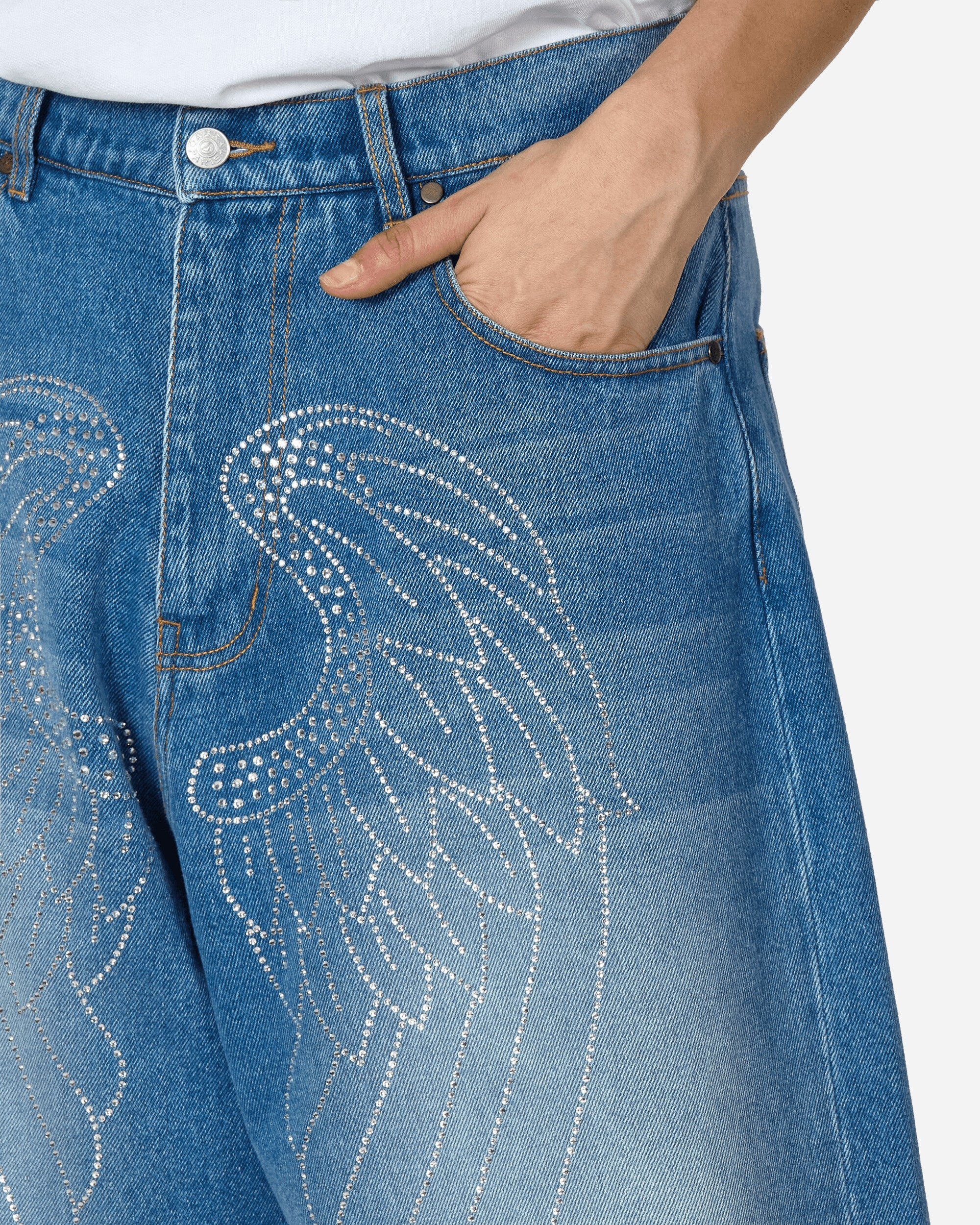 Angel Short Jeans Blue - 5