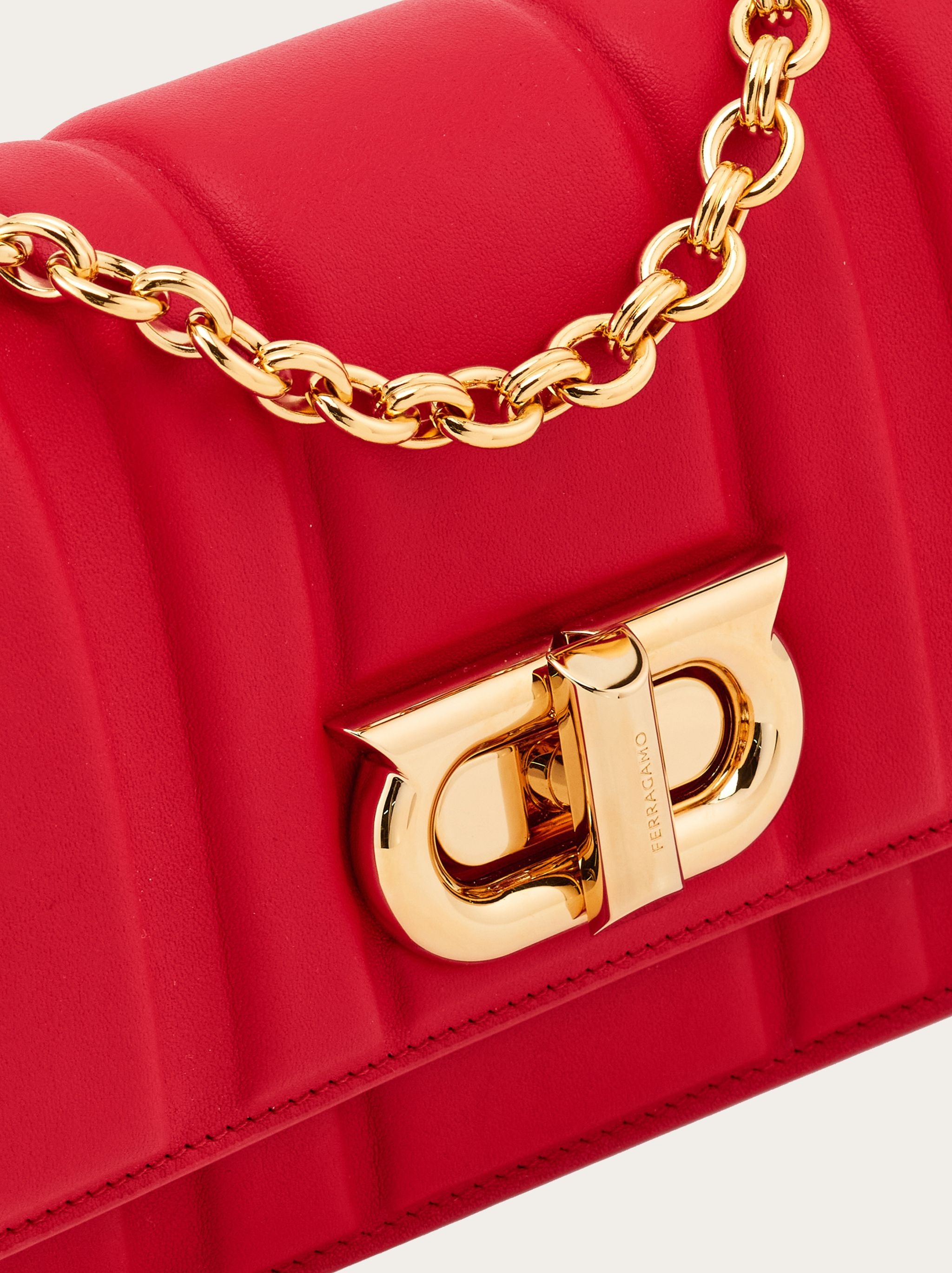 Shoulder bag with new Gancini (S) - 5