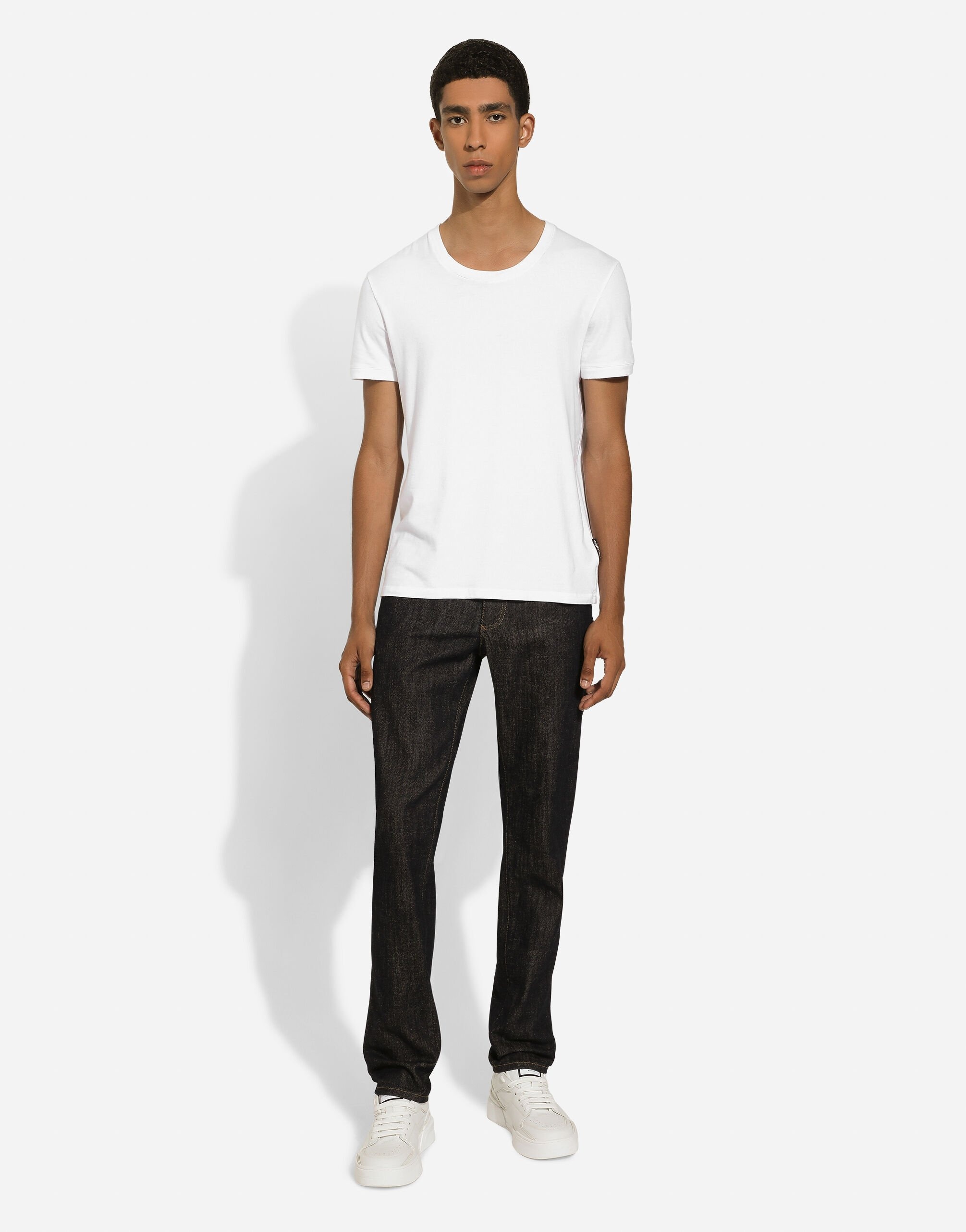 Slim-fit blue denim jeans - 2