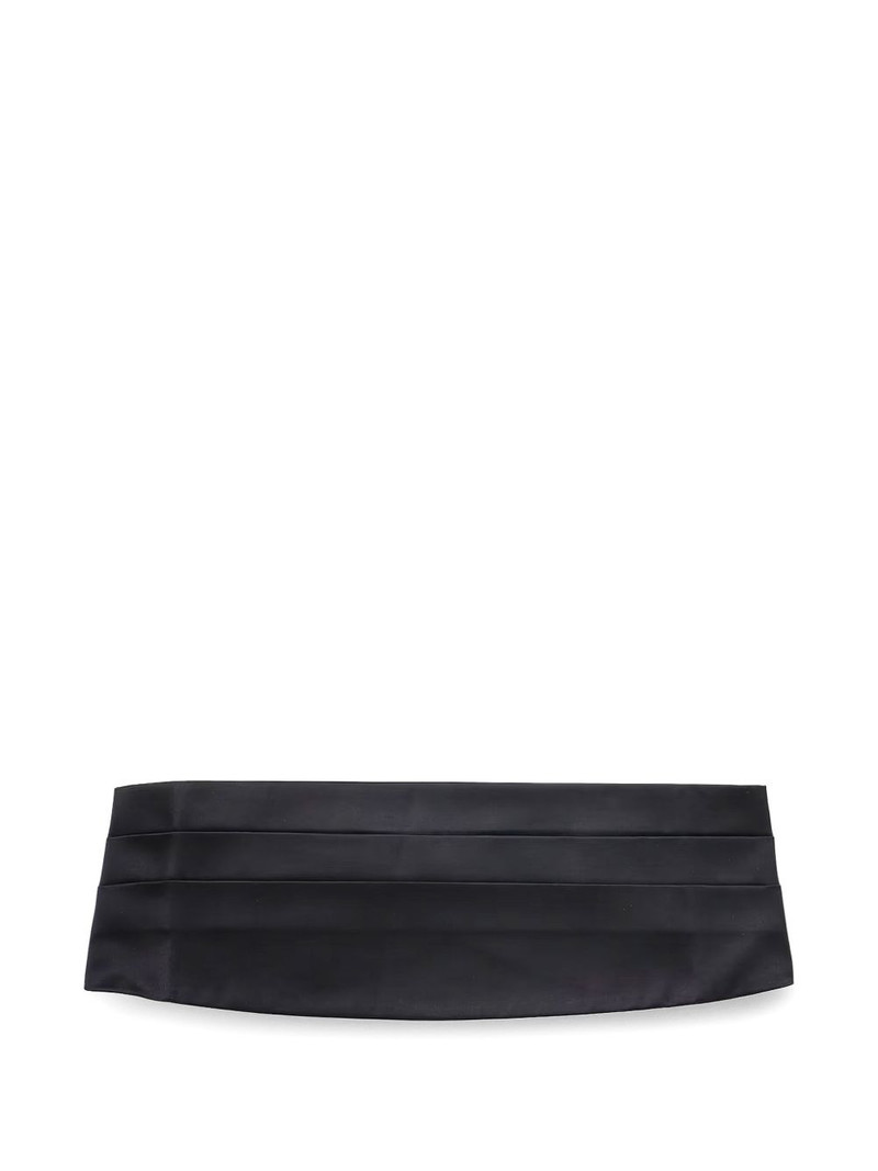 pleated satin cummerbund 1