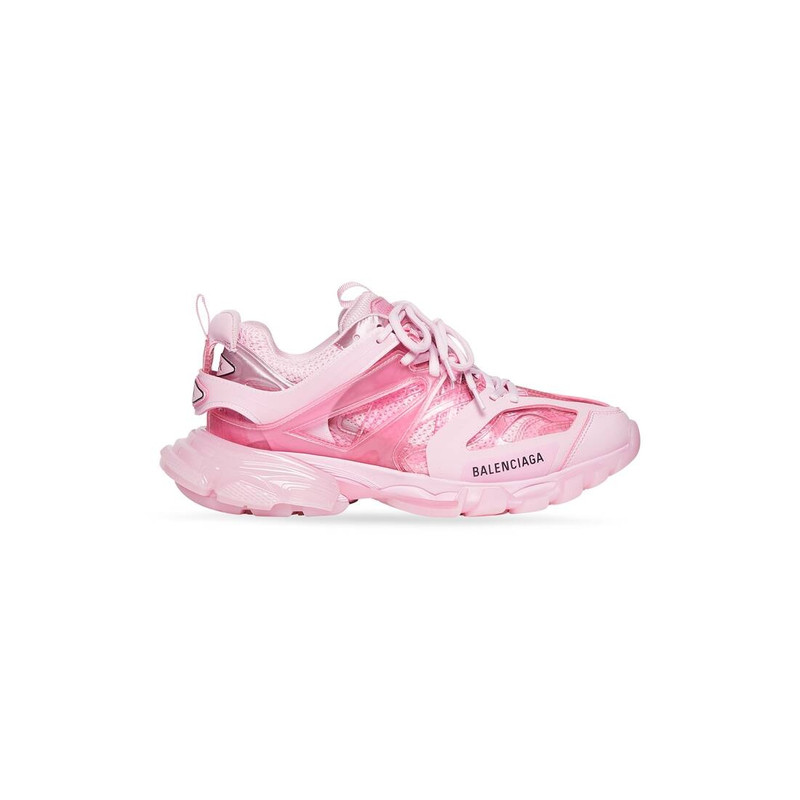 Women's Track Sneaker Clear Sole in Pink - 1