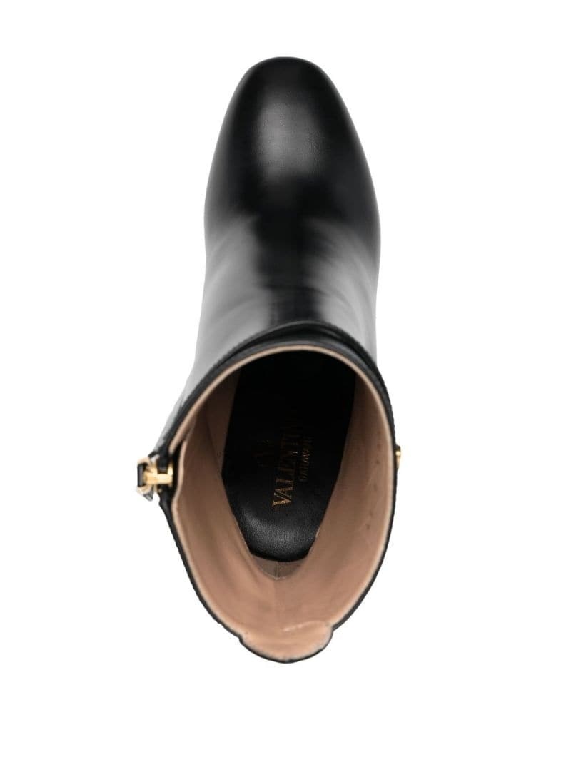 Tan-Go leather platform boots - 4